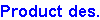 Product design